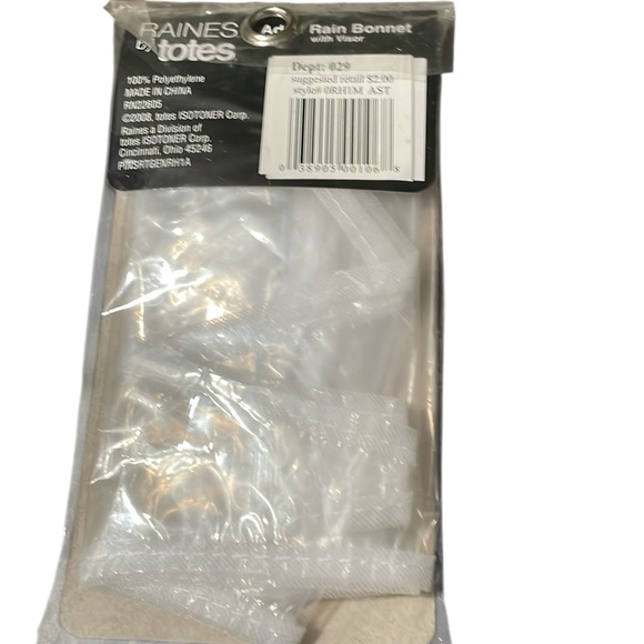 Vintage Andre Rain and Wind Bonnet Hat set of‎ 2 - Picture 6 of 6